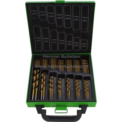 Afbeelding van HBM 99 Delige HSS Tin Gecoate Borenset