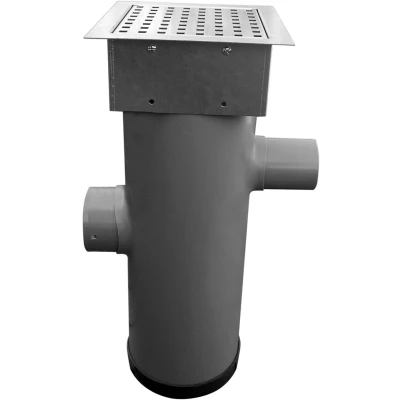 Afbeelding van Gardenlux Hydroblob ZVP MR VZ 615H Zandvangput Met Loofscheider Ø 20cm, In En Uitlaat 100mm Perfecte oplossing voor wateroverlast!