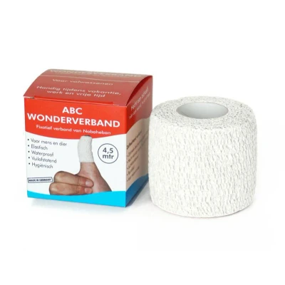 Afbeelding van Abc Wondverband Wonderverband Wit Volwassenen, 1 stuks