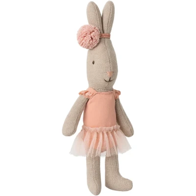 Afbeelding van Maileg knuffelkonijn ballerina roze micro 14 cm