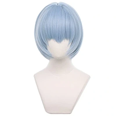 Afbeelding van HIROAKIYA Rei Ayanami Wig, Cosplay Wig with Cap