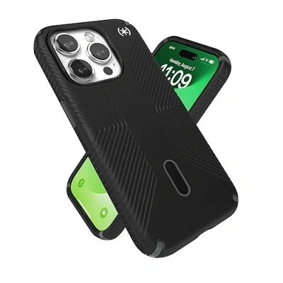 Afbeelding van Speck Presidio2 Grip + ClickLock Apple iPhone 15 Pro Black with Microban