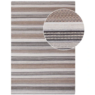 Afbeelding van Morena vloerkleed handgeweven 200x300cm naturel, grijs.