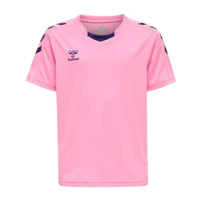 Afbeelding van Hummel Hmlcore XK POLY Jersey S/S Tshirt print voor kinderen, Maat: 164, Candy