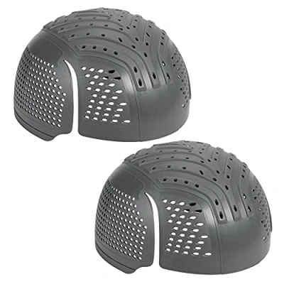 Afbeelding van Ergodyne Skullerz 8945F(x) Universele Bump Cap Insert met extra ventilatie, past in elke honkbalhoed, 2 pack, houtskool