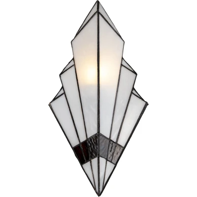 Afbeelding van Clayre &amp; Eef Witte Wandlamp Tiffany 23*13*43 cm E27/max 1*40W 5LL 6083