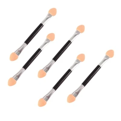 Afbeelding van Eyeshadow Brush, 5 Pcs Spons Oogschaduwborstel, Oogschaduw Borstel, Oogmake up Borstels, Applicator, voor Make up, DIY