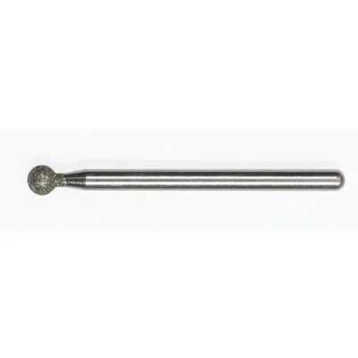 Afbeelding van Proxxon Gediamanteerde slijpstiften in bolvorm (kopdiameter ø 4,4 mm, schachtdiameter 2,35, materiaal roestvrij staal, 2 stuks, diamantslijpstift kogel) 28226