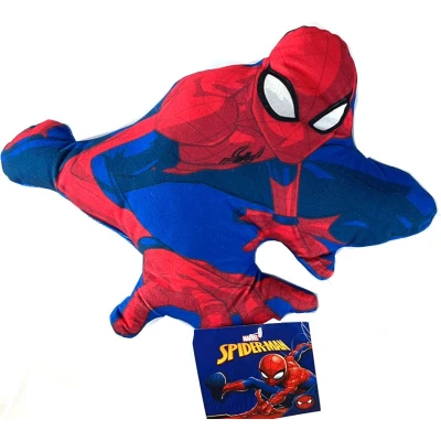 Afbeelding van Spiderman Kussen Gevormd Velour 5407007985111