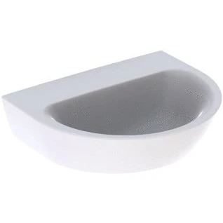 Afbeelding van Geberit Renova wastafel wit KeraTect (55 x 45 cm) zonder kraangat,