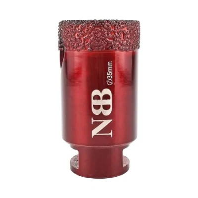 Afbeelding van NBB vacuüm gesoldeerd Diamant Gatenzaag, Diamantboor met M14, diamantboorkroon voor professioneel nat en droog boren in porselein, keramiek, tegels, graniet, marmer, haakse slijpers (1, 35mm)