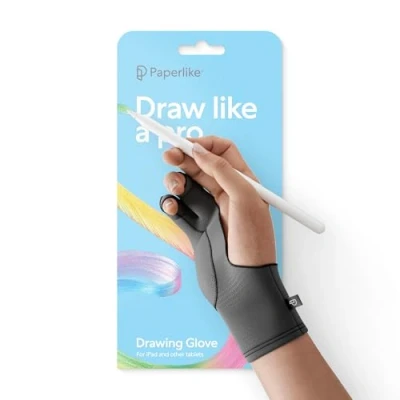 Afbeelding van Paperlike Drawing Glove voor iPad Tekenhandschoen tablets (voor links en rechtshandigen; 3 maten: S, M, L)