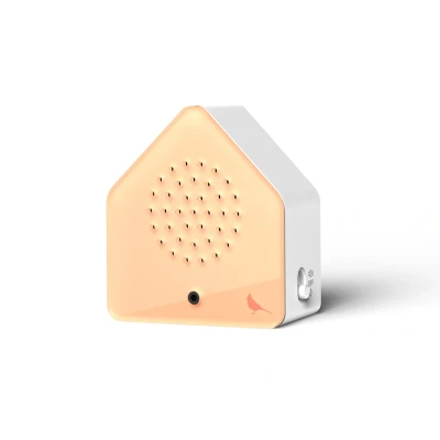 Afbeelding van Relaxound Satellitebox Classic Bewegingssensor Met Rode Kardinaal Geluiden Oplaadbaar Red Cardinal Abrikoos 4x7x7,7cm Nice thingZ