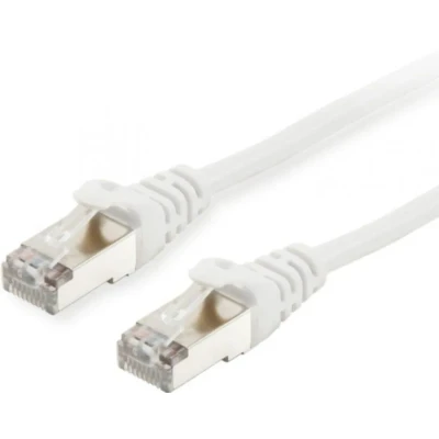 Afbeelding van Equip 605550 RJ45 Netwerkkabel, patchkabel CAT 6 S/FTP 50.00 m Wit Vergulde steekcontacten 1 stuk(s)