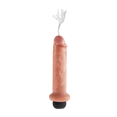 Afbeelding van King Cock Spuitende Dildo 7inch GRATIS TOY bij iedere bestelling v.a. 40,