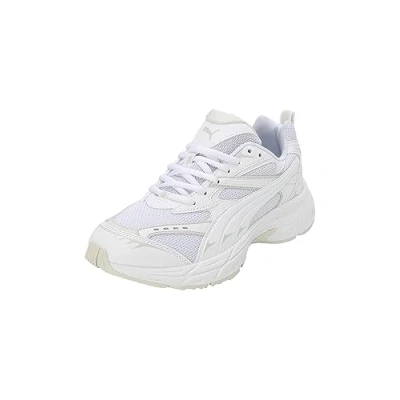 Afbeelding van Puma Morphic Unisex Sneakers laag, Maat: 42, White/sedate gray Textiel/ synthetisch