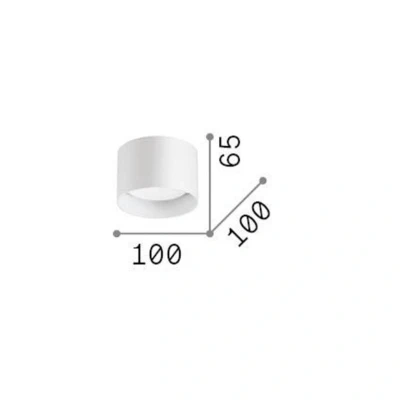 Afbeelding van Ideallux Ideal Lux downlight Spike Rond, chroomkleurig, aluminium, Ø 10 cm