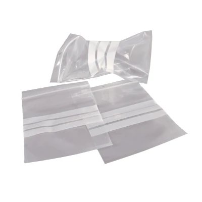 Afbeelding van Kortpack Gripsealzak Met Schrijfvlak 300mm X 400mm 50 Micron Transparant Schrijfbalkjes (1000 Stuks)