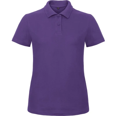 Afbeelding van Dames Polo ID.001 Paars merk B&amp;C maat M