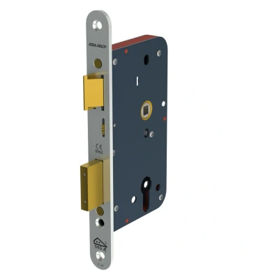 Afbeelding van ASSA ABLOY Veiligheidspaniekdeurslot SKG** afgerond 24 x 235 mm RVS doornmaat 50 PC 72 din links