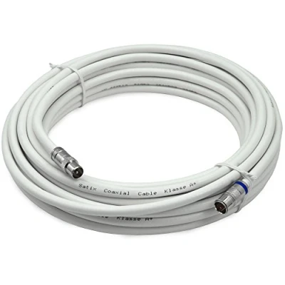 Afbeelding van Satix SKK00503 coaxkabel F snelstekker Horizon Box modemkabel &quot;F/IEC kabel&quot;, 5m wit