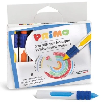 Afbeelding van Primo whiteboard waskrijtjes 8st