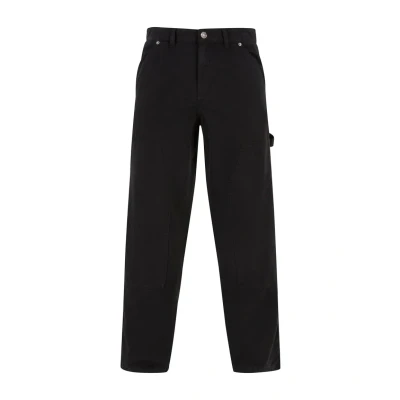 Afbeelding van Urban Classics Herenbroek met dubbele knie, casual broek voor mannen, losse pasvorm, maten 28 44, zwart, 44