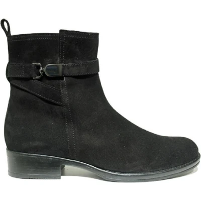 Afbeelding van Gabor Elegante Korte laarzen, Dames, Maat: 37.5, Schwarz Veloursleer
