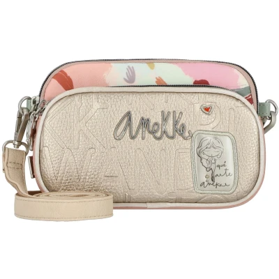 Afbeelding van Anekke Schoudertas Alma Smart 2 Compartment Crossbody Bag Multicolor Veelkleurig