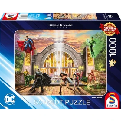 Afbeelding van Schmidt Spiele 58788 DC, Hall of Justice, Thomas Kinkade, puzzel met 1000 stukjes, meerkleurig