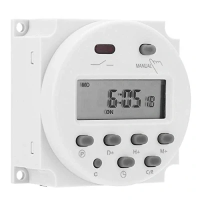 Afbeelding van CN101A Schakelklok DC 12V Mini LCD Digitale Microcomputer Controle Power Timer Schakelaar
