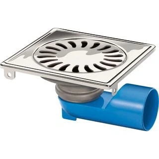 Afbeelding van Van den Berg doucheput 146 x mm rvs met adapter Ø 50