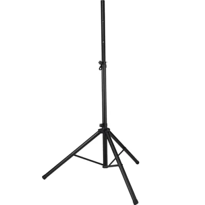 Afbeelding van Pronomic SPS 1S Luidsprekerstatief staal Luidspreker standaard met extra brede driepootconstructie hoogte instelbaar 120 193 cm statief kan ook worden gebruikt als dartstatief of fotostatief