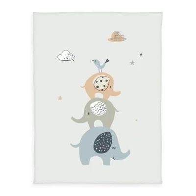 Afbeelding van babybest® Microvezel donzige deken Best Elephants 75 x 100 cm