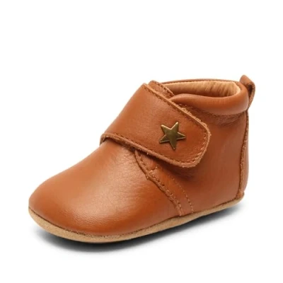 Afbeelding van Bisgaard BABY STAR Unisex Babyschoenen voor kinderen, Maat: 18, Cognac Leer