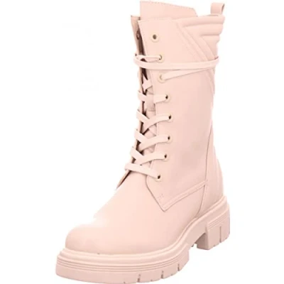 Afbeelding van Marco Tozzi Dames 2 25287 29 veterboot mode laarzen, crème, 38 EU