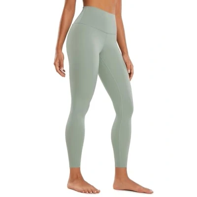 Afbeelding van CRZ Yoga Butterluxe Lounge Legging Met Hoge Taille 25&quot; Trainingslegging Sportlegging Voor Dames Boterachtige Zachte Yogabroek Groene Palm Hof S