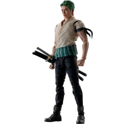 Afbeelding van TAMASHII NATIONS One Piece beeldje S.H. Figuarts Roronoa Zoro (Netflix) 14 cm