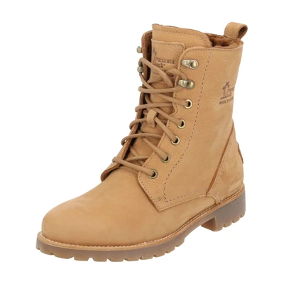 Afbeelding van Panama Jack Fara Igloo Trav Combat Boot voor dames, camel, 37 EU