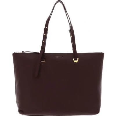 Afbeelding van COCCINELLE Leren Schoudertas Shopper Lea Shoulder Bag Carruba Bruine
