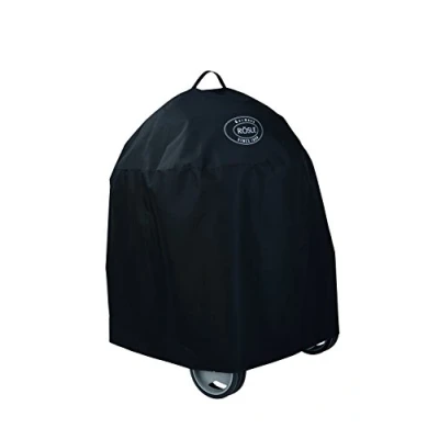 Afbeelding van RÖSLE Afdekhoes voor houtskool en kogelbarbecue, nr. 1 F50/F50 AIR, hoogwaardige beschermhoes van 100% polyester, met praktische klittenbandsluiting bevestiging, waterdicht