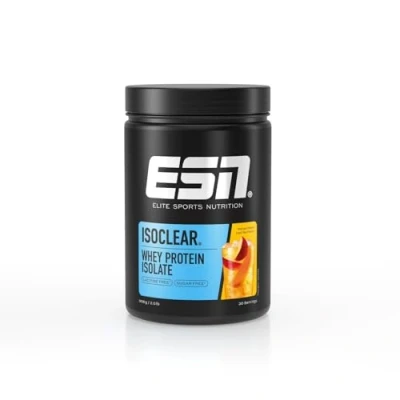 Afbeelding van ESN ISOCLEAR Wei isolaat, 908 g Mango Perzik ijsthee