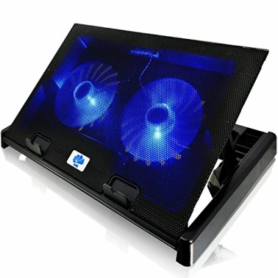Afbeelding van AABCOOLING NC80 Cooling Pad with 2 Fans and Blue Backlight Laptop Fan Silent Gaming Cooler PS4