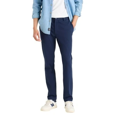 Afbeelding van Dockers GO Activeflex Chino, Heren, Maat: 32x30, Navy blazer