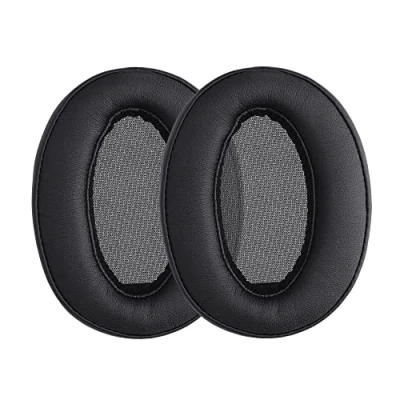 Afbeelding van kwmobile 2x oorkussens geschikt voor Sony WH H910N Earpads koptelefoon in zwart