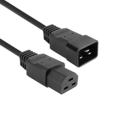 Afbeelding van ACT Netsnoer C20 C21 IEC60320 zwart 1 m AK5343