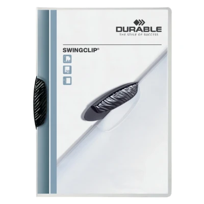 Afbeelding van Klemmap Durable Swingclip 30 vellen zwart