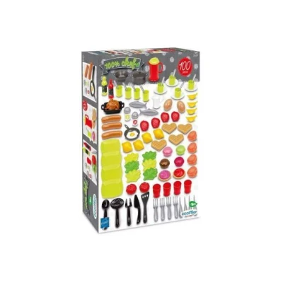 Afbeelding van Dinette Box 100 stuks Ecoiffier 100% hoofdcollectie 18 maanden