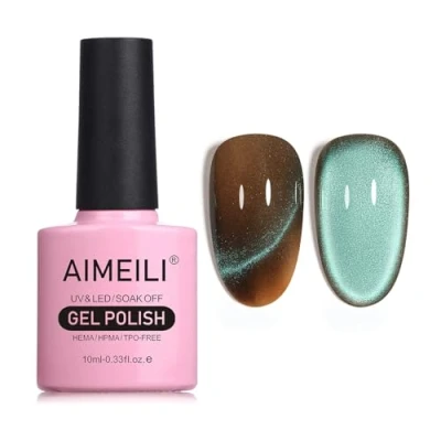 Afbeelding van AIMEILI Hema Free Cat Eye Gel Nagellak UV LED Gellack Soak Off Vegan Cruelty Polish 10ml (754)
