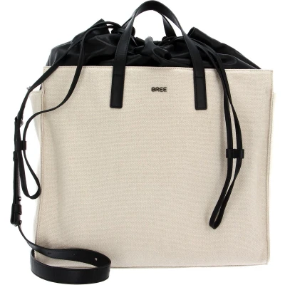 Afbeelding van BREE Schoudertas Nikka Textile 6 Large Shopper Salt Crème